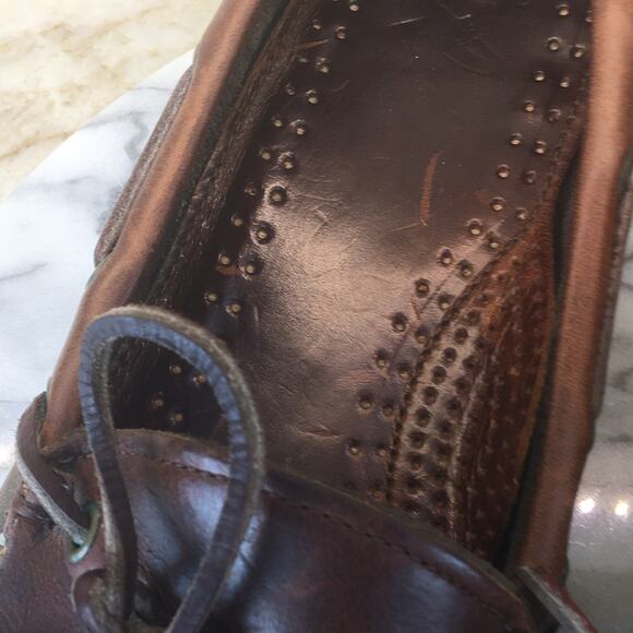 G. H. Bass & Co. Brown WEEJUNS Leather Loafer Men's Size 8 1/2 - Picture 14 of 16